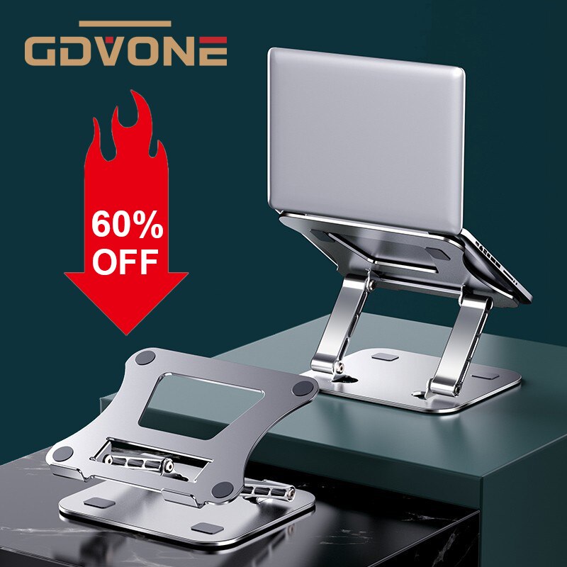 Laptop Stand Foldable Aluminum Alloy Portable Notebook Stand 10-17 Inch for Macbook Air Pro Computer Bracket Laptop Holder