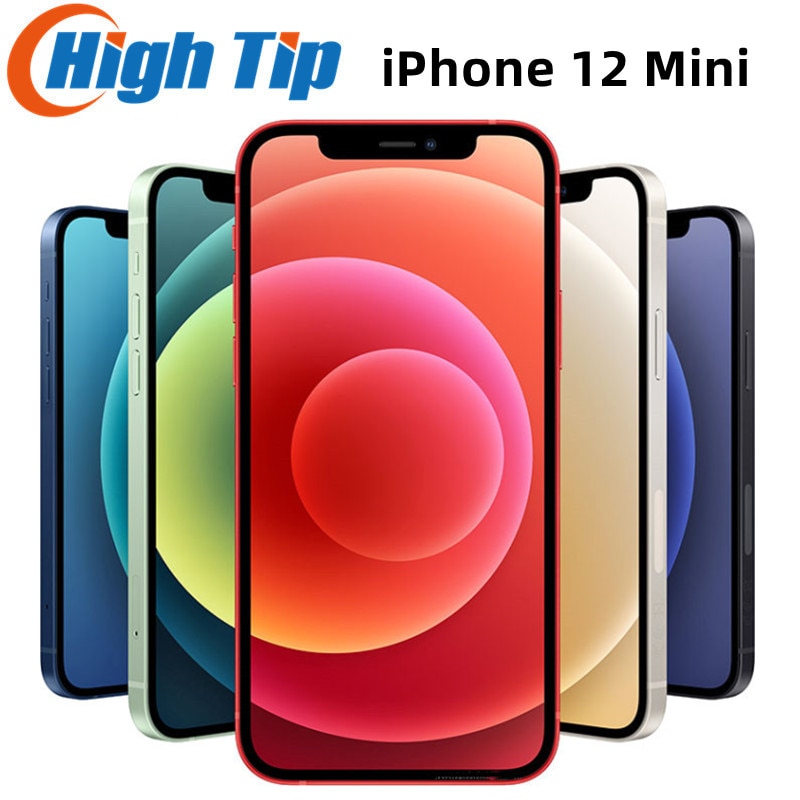 Unlocked Apple iPhone 12 mini 64GB/128GB ROM Smartphone A14 Bionic chip 4G LTE 5.4 Screen 12MP Face ID 12 MINI Cell Phone