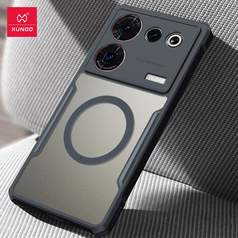XUNDD Case For ZTE Nubia Z50 Ultra Magnetic Case,Airbags Shockproof Bumper Shell For nubia Z50 Ultra Magnetic Holder Case чехол
