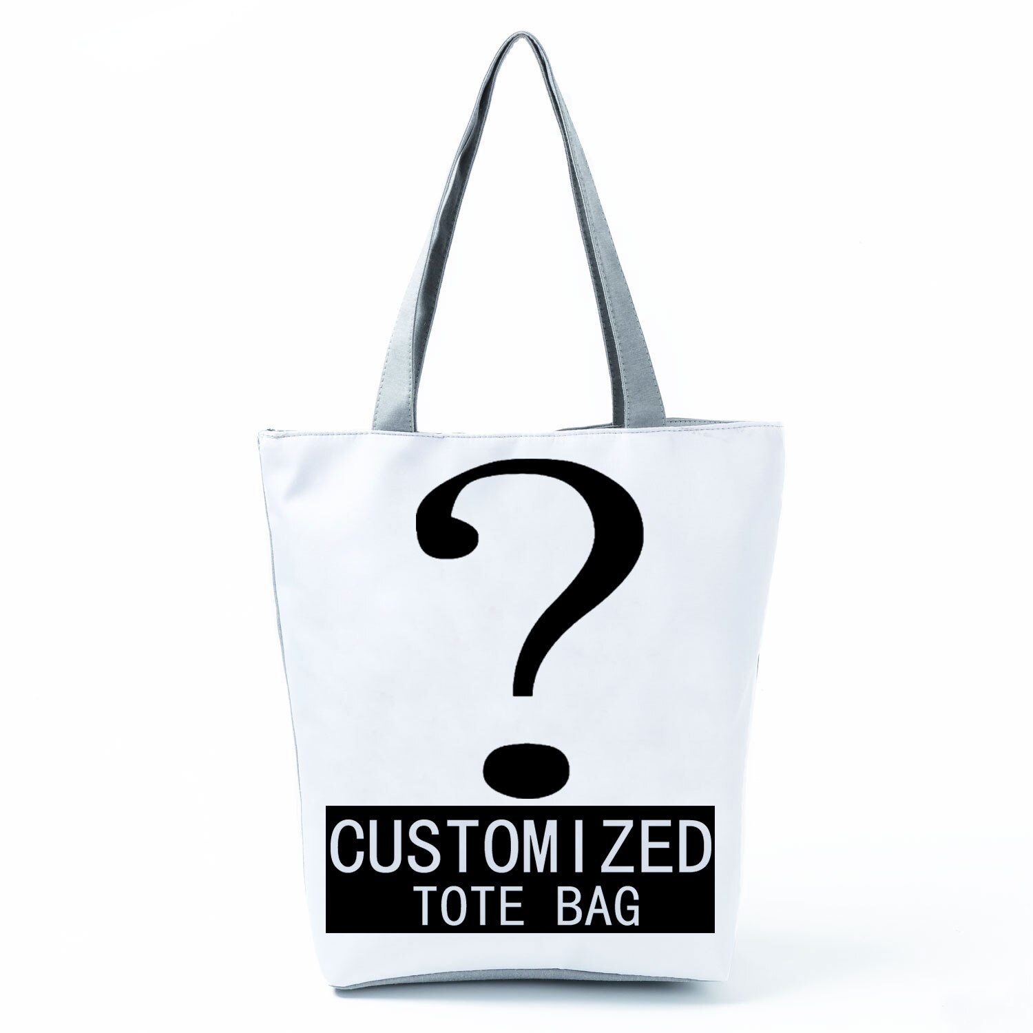 Personal Customize Women Totes Bag Linen Canvas Bag With Print Logo Custom Your Pictures Shopping Bags DIY Hand Shoulder Bags